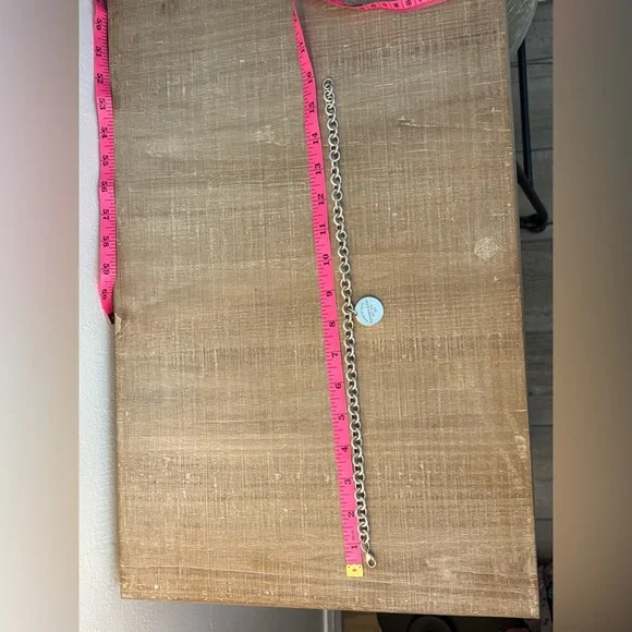 Tiffany & Co. Return to Tiffany Round Tag Chain Link Necklace 🩵 - Picture 5 of 7